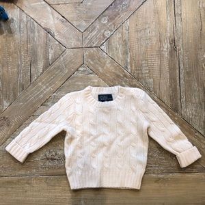 Gorgeous 100% cashmere Polo cream sweater!